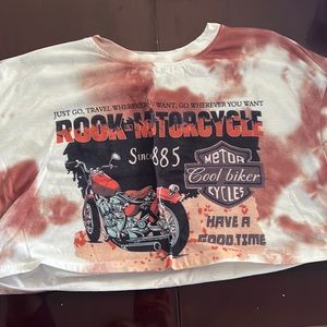 SHEIN motorcycle crop